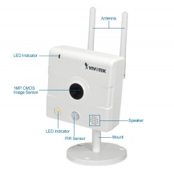 Vivotek IP8133W WLAN WPS Fixed Network Camera